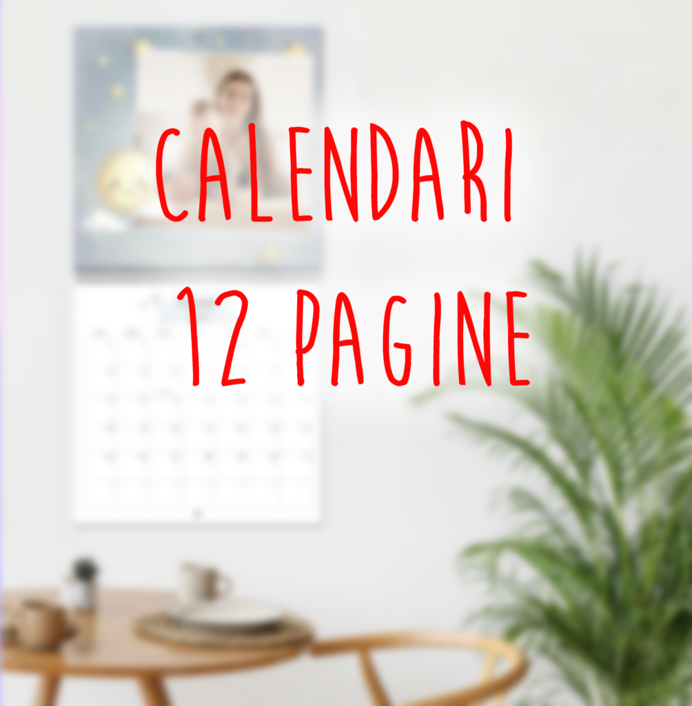 Calendario fotografico personalizzato multipagina
