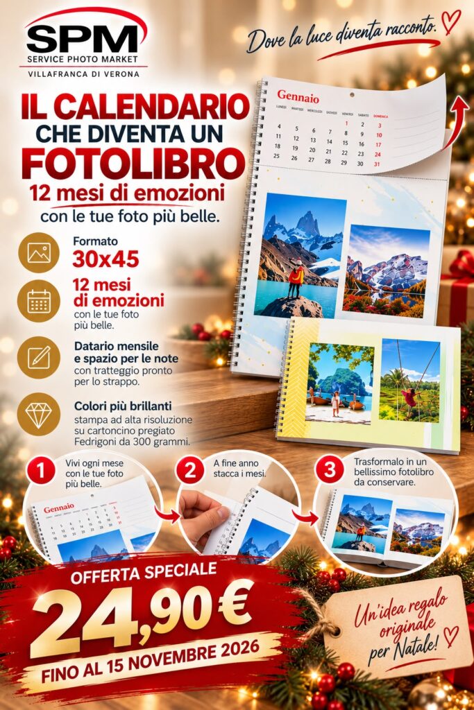 NOVITA' 2027 il calendario che diventa fotolibro.